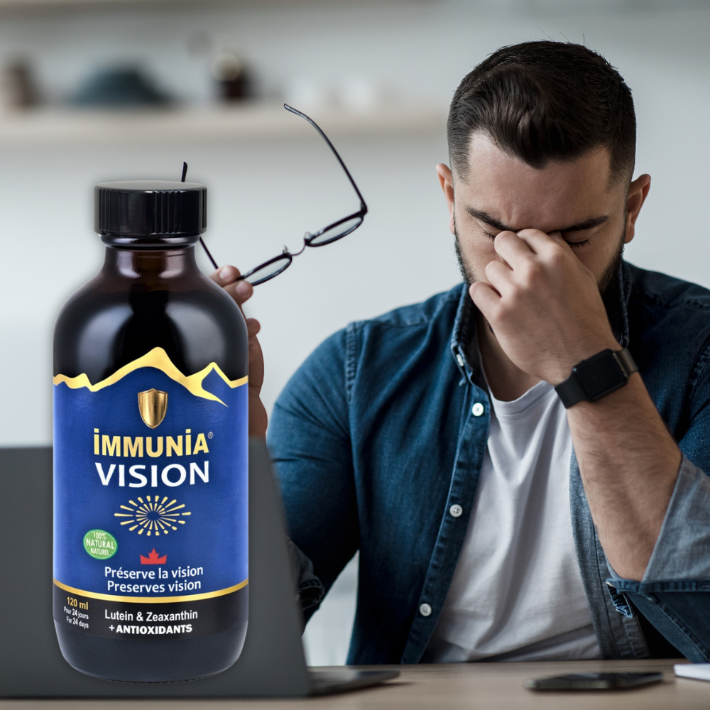 antioxydant et luthéine liquide pour probleme de vue